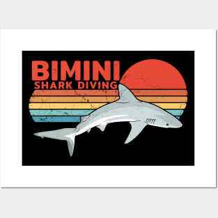 Caribbean Reef Sharks Bimini Bahama Islands Posters and Art